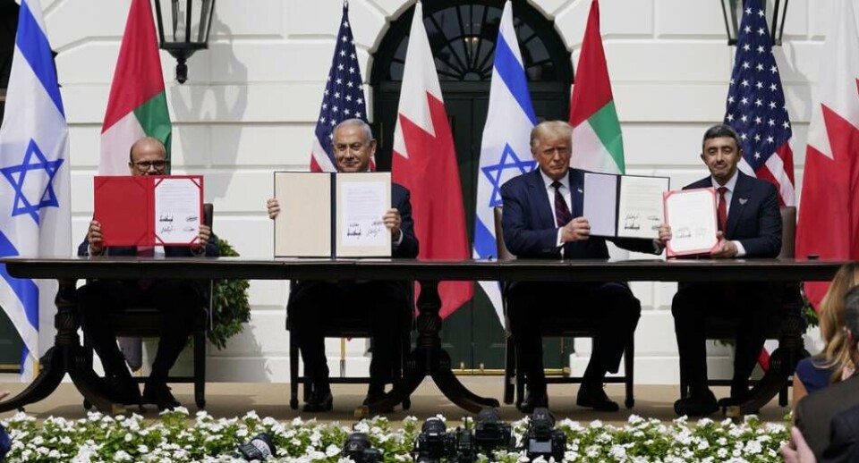 De unika Abrahamsavtalen mellan Israel och fyra tidigare muslimska fiendestater har märkligt nog fortfarande inte fått Nobelpris, noterar Tomas Sandell. Avtalen framstår som en oerhörd ljusglimt i en värld som står på randen till kärnvapenkrig. De unika Abrahamsavtalen mellan Israel och fyra tidigare muslimska fiendestater har märkligt nog fortfarande inte fått Nobelpris, noterar Tomas Sandell. Avtalen framstår som en oerhörd ljusglimt i en värld som står på randen till kärnvapenkrig.