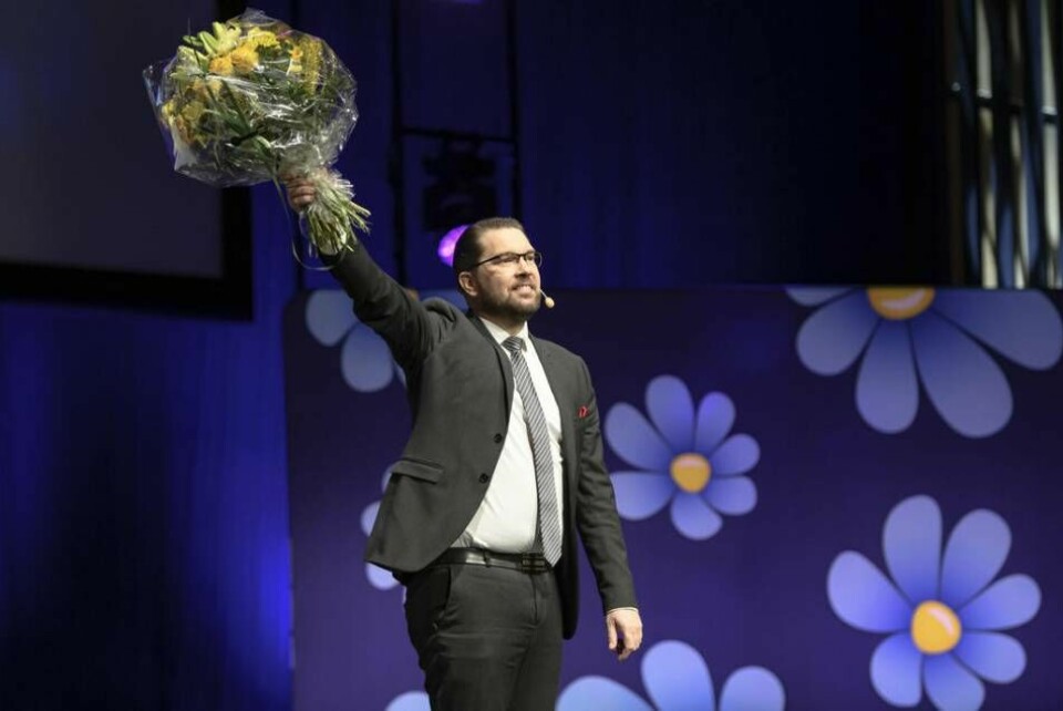 ”Om tio månader ska Socialdemokraterna ut ur Rosenbad”, sade SD-ledaren Jimmie Åkesson under landsdagarna.