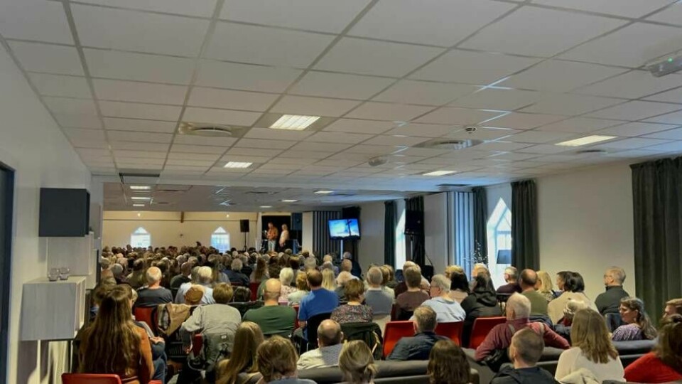 Mötena i Vigeland har fått flyttats från det lilla bönehuset till den större Betaniakyrkan. Foto: Svein-Kåre Dahl