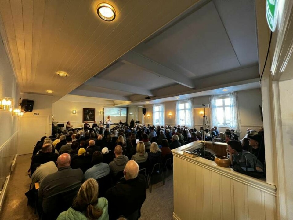 Vigelands bönehus vid ett av mötena. Foto: Svein-Kåre Dahl