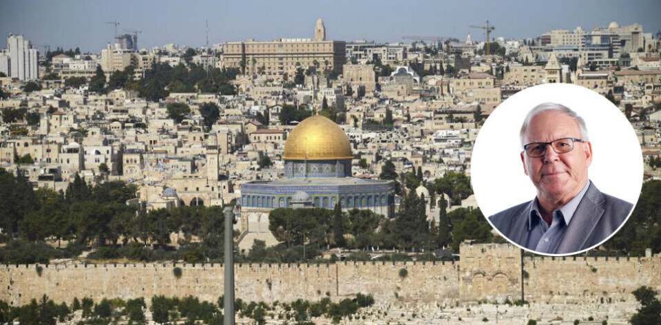 Den omtvistade huvudstaden Jerusalem.