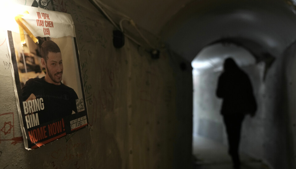 En installation i Israel som visar hur en av Hamas tunnlar i Gaza kan se ut.