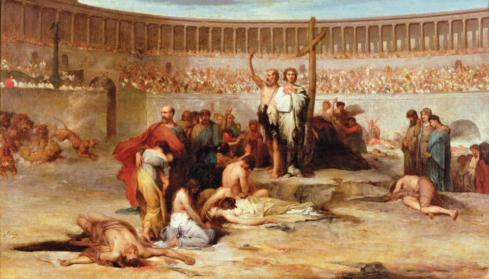 Avrättning av kristna i Romarriket.