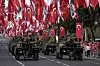 Den turkiska armén deltar i en parad för att fira 100-årsjubileumet efter bildandet av den moderna turkiska republiken.