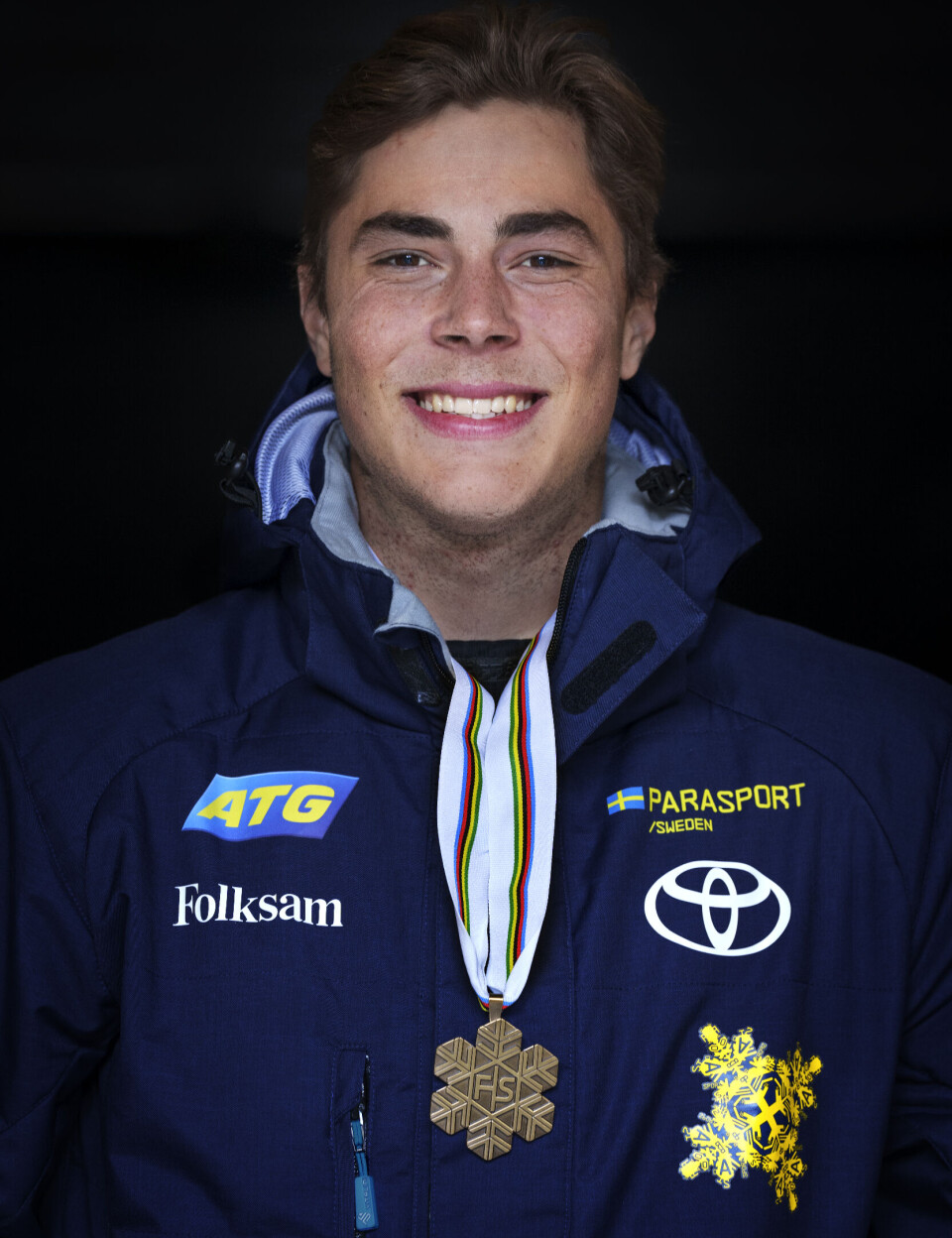 Aaron gladdes åt sin bronsmedalj under VM 2023.