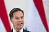Dutch Prime Minister Mark Rutte speaks during a joint media conference with Lithuanian President Gitanas Nauseda at the President's palace in Vilnius, Lithuania, Tuesday, April 2, 2024. (AP Photo/Mindaugas Kulbis) XMK117