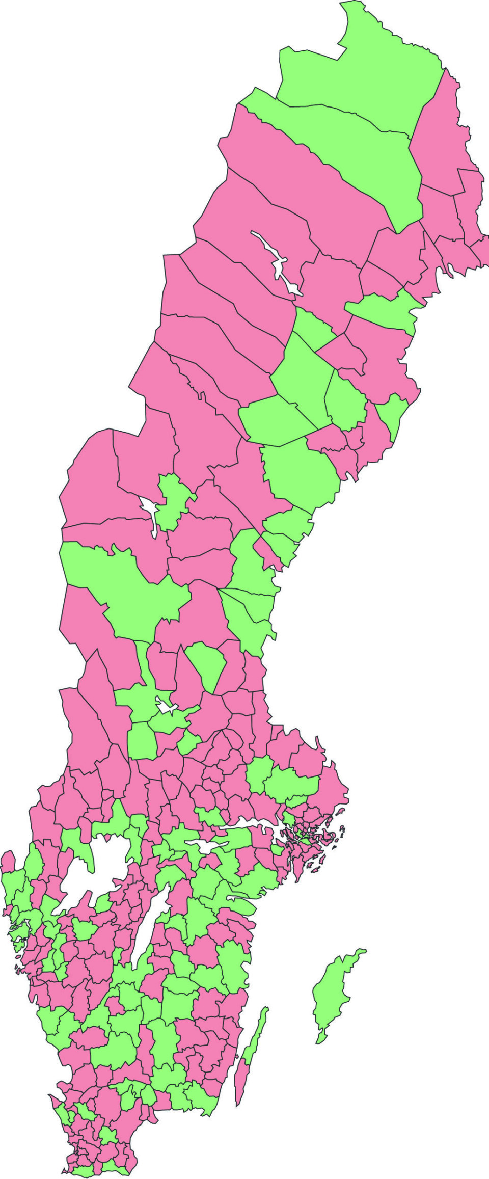 På måndagen hade 108 bönemöten i 88 kommuner registrerats på Sverigebönens hemsida.