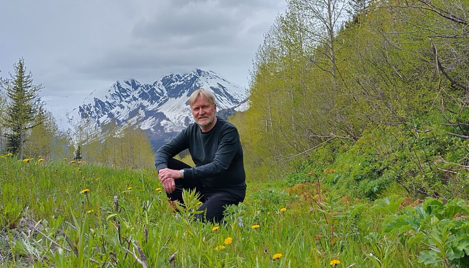 Undertecknad på besök i Alaska.