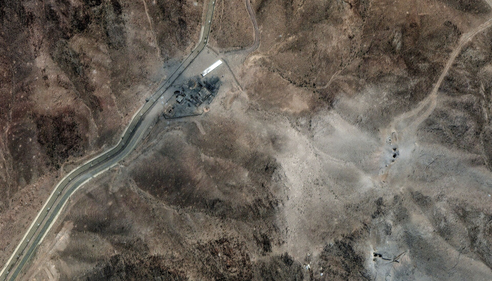 Exakt hur förstörda kärnenergianläggningarna i Iran blivit råder det delade meningar om. Bilden visar anläggningen Fordo efter den amerikanska attacken.