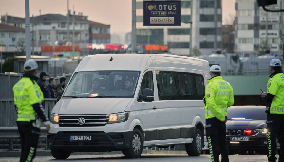 Ismail Abdo ska vara en av 19 misstänkta som gripits i en stor insats utförd av säkerhetsstyrkor i flera städer i Turkiet. Bilden är från en annan polisinsats i Turkiet.