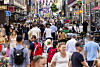 STOCKHOLM 20210729 Turister på Drottninggatan i StockholmFoto: Stefan Jerrevång / TT kod 60160
