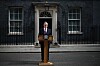 Britain's Prime Minister Keir Starmer makes a statement on his future outside 10 Downing Street on the morning of June 22, 2026, in London. Embattled British Prime Minister Keir Starmer will set out plans to step down, Monday, UK media has reported, the same day his likely successor is expected to be sworn in as a member of parliament. (Photo by Henry Nicholls / AFP)