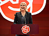 STOCKHOLM, SVERIGE 20260913Socialdemokraternas partiledare Magdalena Andersson (S) talar under Socialdemokraternas valvaka på Stockholm Waterfront Conference Centre.Foto: Jonas Ekströmer / TT / Kod 10030