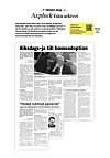 Sida från Världen idag med ett historiskt tidningsklipp om riksdagsbeslut gällande homoadoption och en QR-kod.
